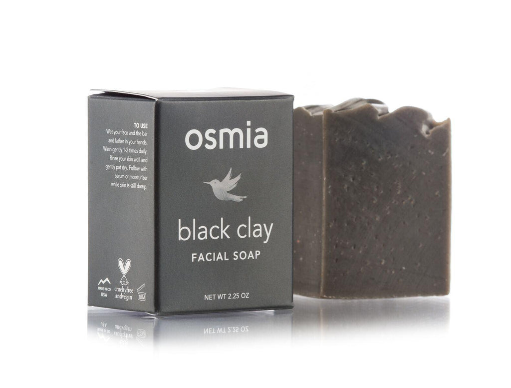 Osmia-Black Clay Facial Soap-Black Clay Facial Soap-